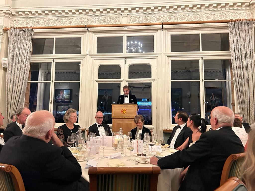 chamberlinsport's tweet photo. Bit of a career highlight last night making an after-dinner speech in The Long Room at Lord’s. Spreading the horse racing gospel.
Thank you MCC 🙏 https://t.co/r0acuNgQNT