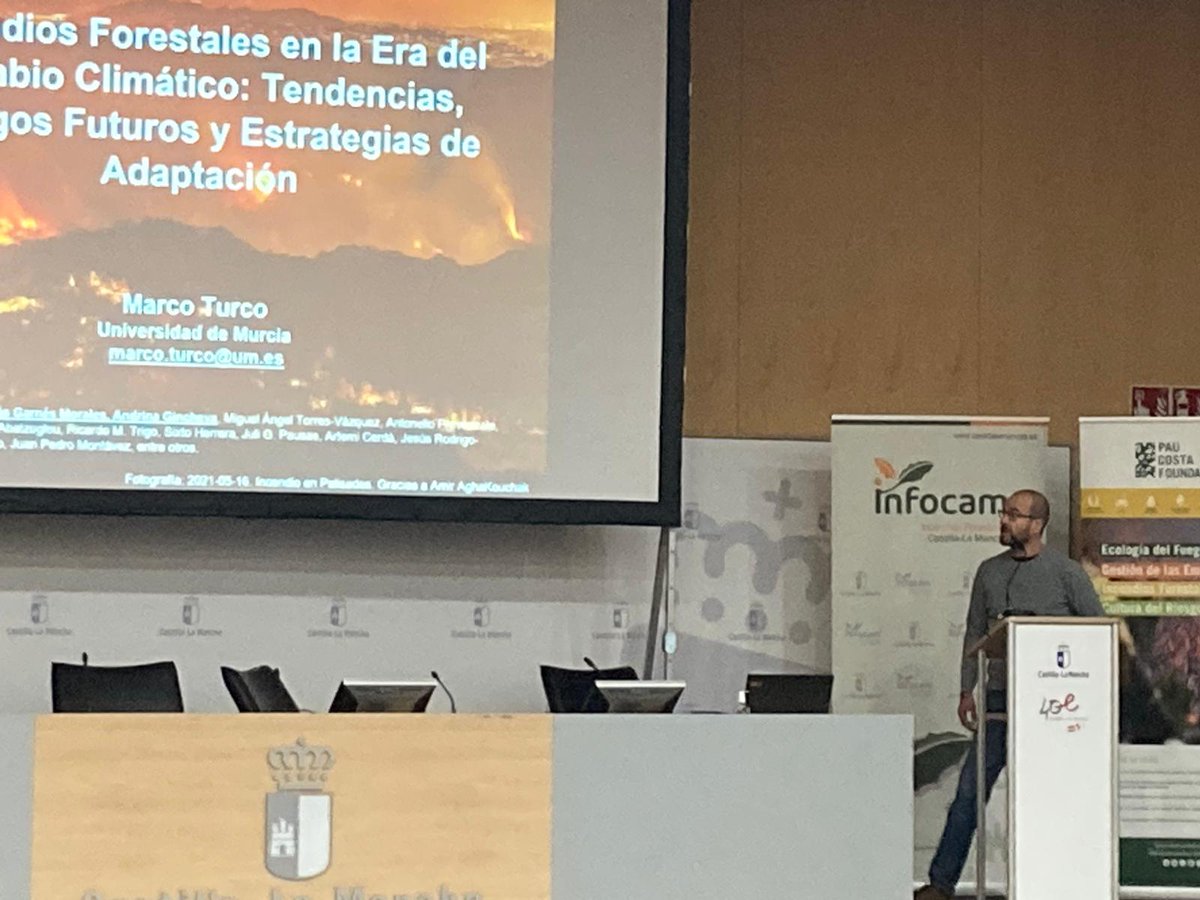 🔥¡Empezamos el segundo día de las #IIFFJornadasTécnicas23! 📡 Os recordamos que podéis seguir las #IIFFJornadasTécnicas23 en directo a través del canal de YouTube de @Plan_INFOCAM: youtube.com/watch?v=UO4agi… 🗣️Primera ponencia de hoy: Marco Turco @mrc_trc, @UMU, nos habla sobre…