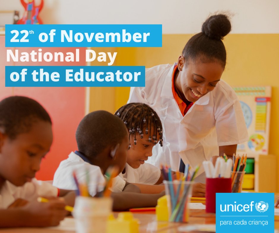 📣“I chose to be a #teacher because knowledge is best when it’s shared.' - Vasco Almeida, Primary School Teacher

🧑🏾‍🏫Our #Teachers4All research with the Government of Angola aims to address Angola's teacher shortage.

uni.cf/3usUVs9

#NationalDayOfTheEducator