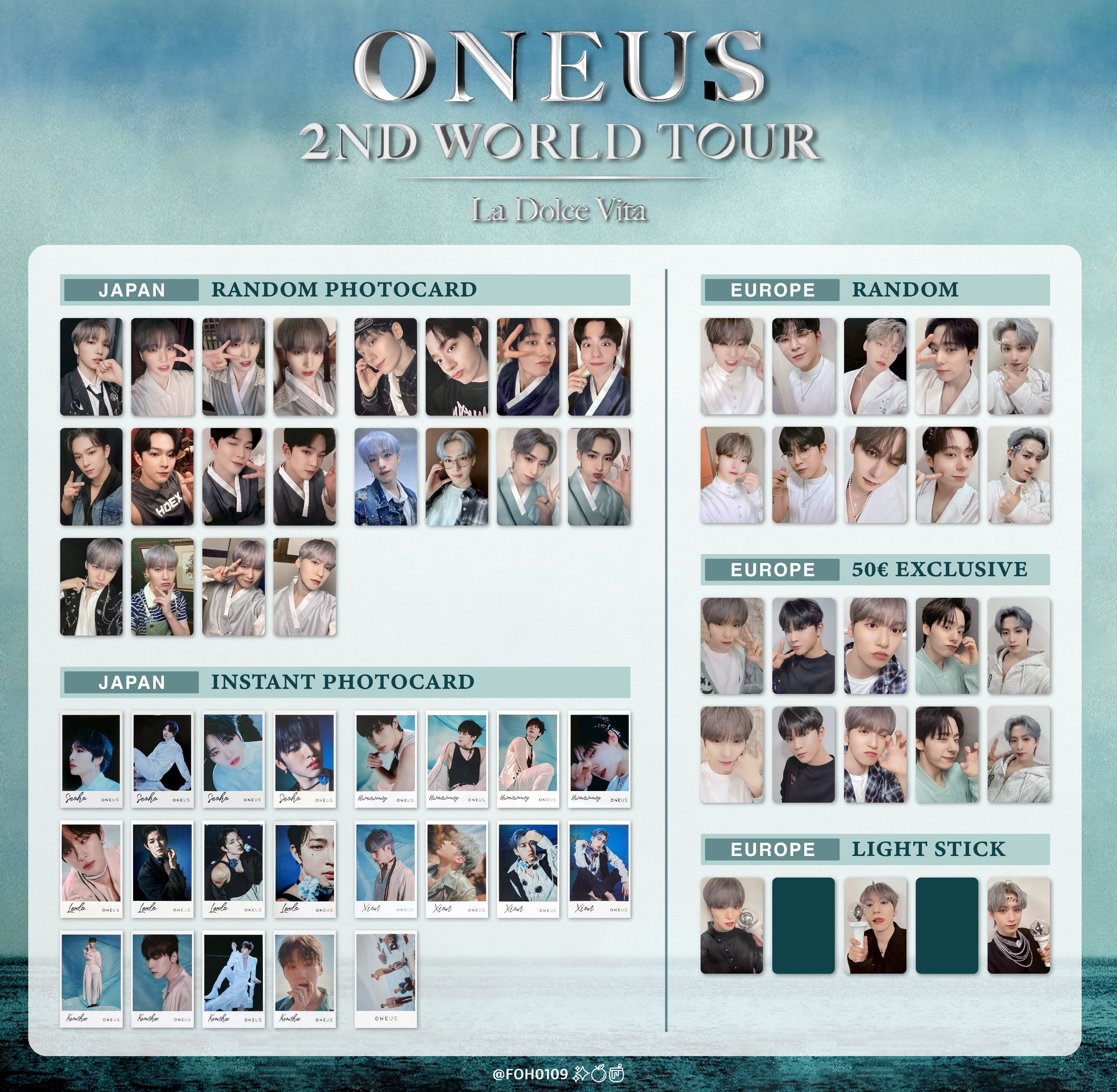 ONEUS La Dolce Vita in Malaysiaトレカ ソホ ONEUS - LA DOLCE