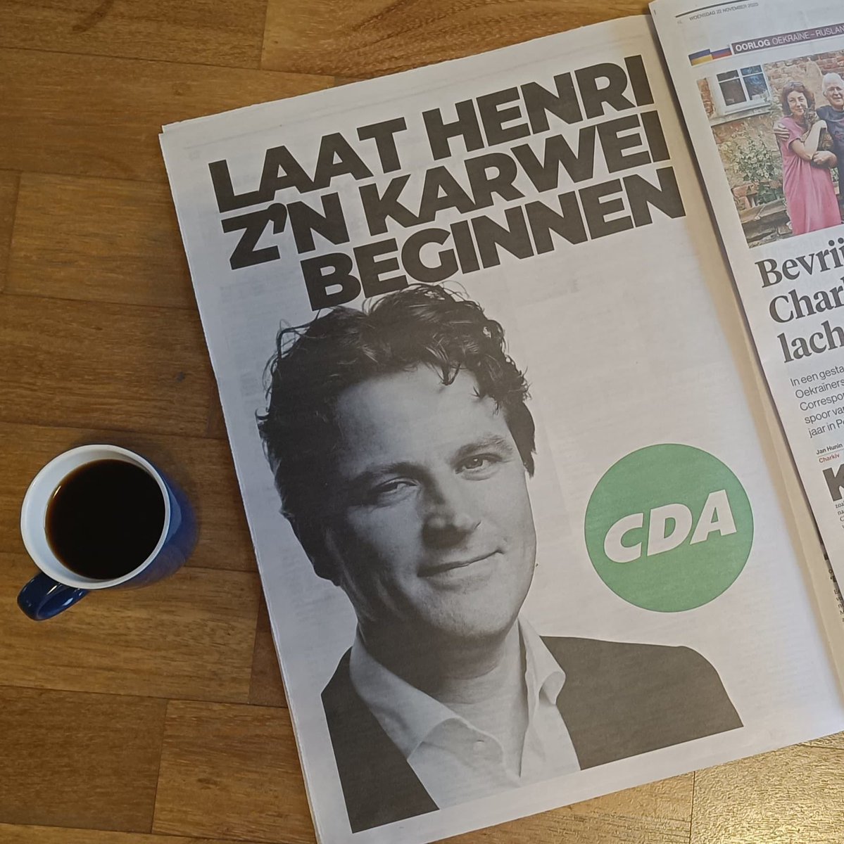 We hebben een campagne gevoerd waar ik heel trots op ben. Trots op onze mensen, fier op ons verhaal.

Vandaag is het woord aan de kiezer. 

➡️ kieshenri.nl