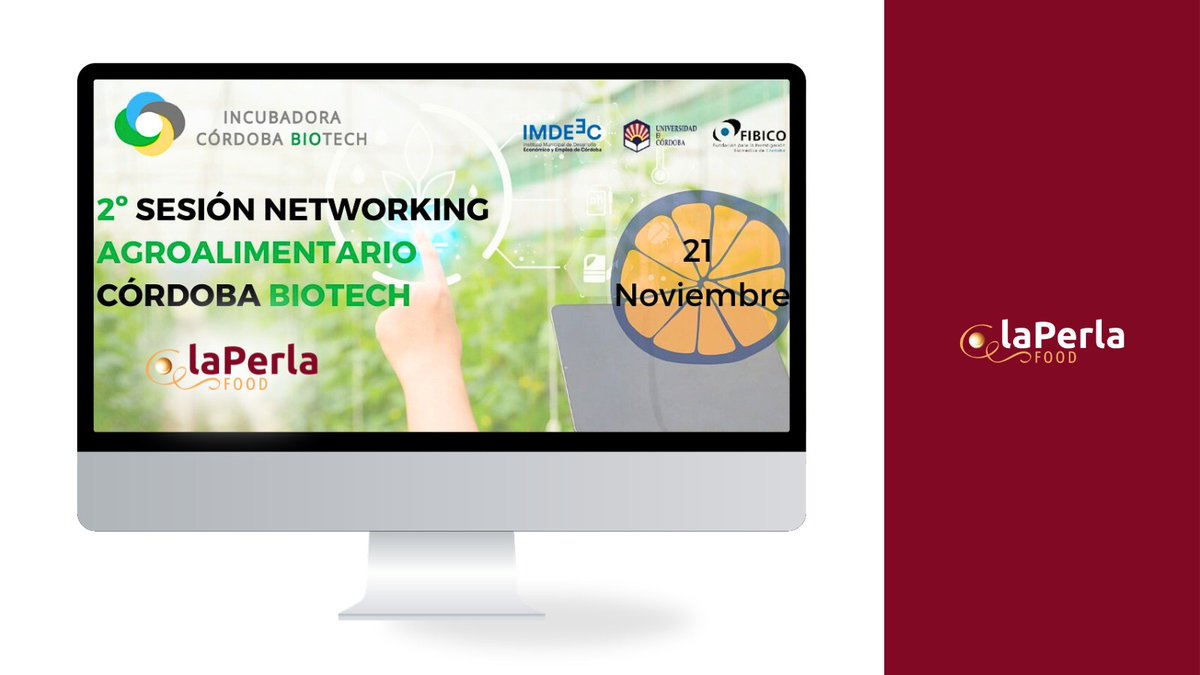 ⚪ Ayer participamos en la 2ª Sesión de Networking en el sector agroalimentario de <a href="/cordobabiotech/">Córdoba Biotech</a>.

Conectamos con proyectos innovadores, compartimos ideas y contribuimos al crecimiento del sector. Gracias a participantes, expertos y organizadores.

#córdobabiotech
#laperlafood