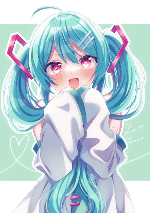 ツインテールといえばミクさんミクさんといえばツインテール#いいツインテールの日 