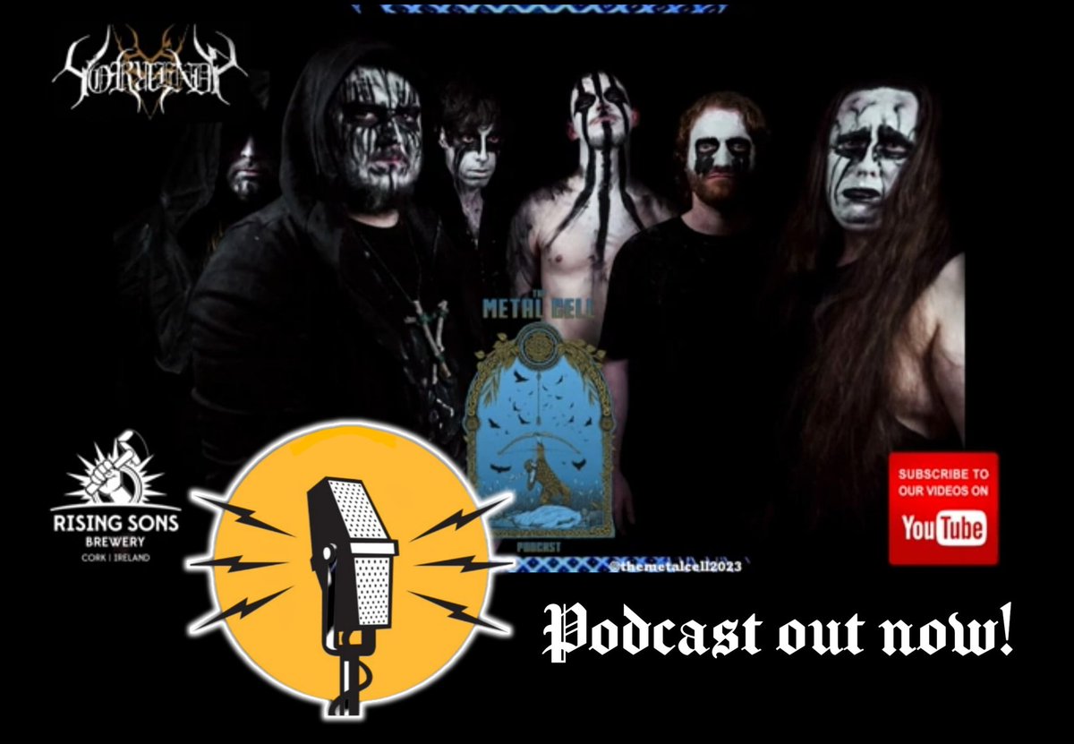 Arron (Vocals) &amp; Darragh (Guitars) of Black Metal/DSBM band Horrenda. Letty talks with Arron &amp; Darragh about their brilliant new single 'Handprints', their appearance at Siege of Limerick, and some really interesting music influences. Episode out now.⬇️
share.fireside.fm/episode/lbUx7t…