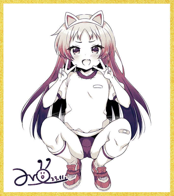 ブルマでWピースなクルミちゃん✌️✌️
#Skeb 