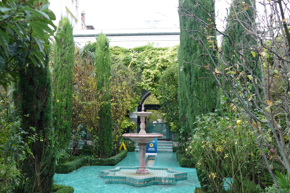 AlinaCristian6's tweet image. Sortie avec une classe de 5ème du @CollgeCourteli1, organisée par @soshistoire. Visite de trois lieux de culte monothéistes : La Grande @mosqueedeparis, La Sainte Chapelle et St Julien Le pauvre, église de rite orthodoxe. Prôner la tolérance dans la diversité