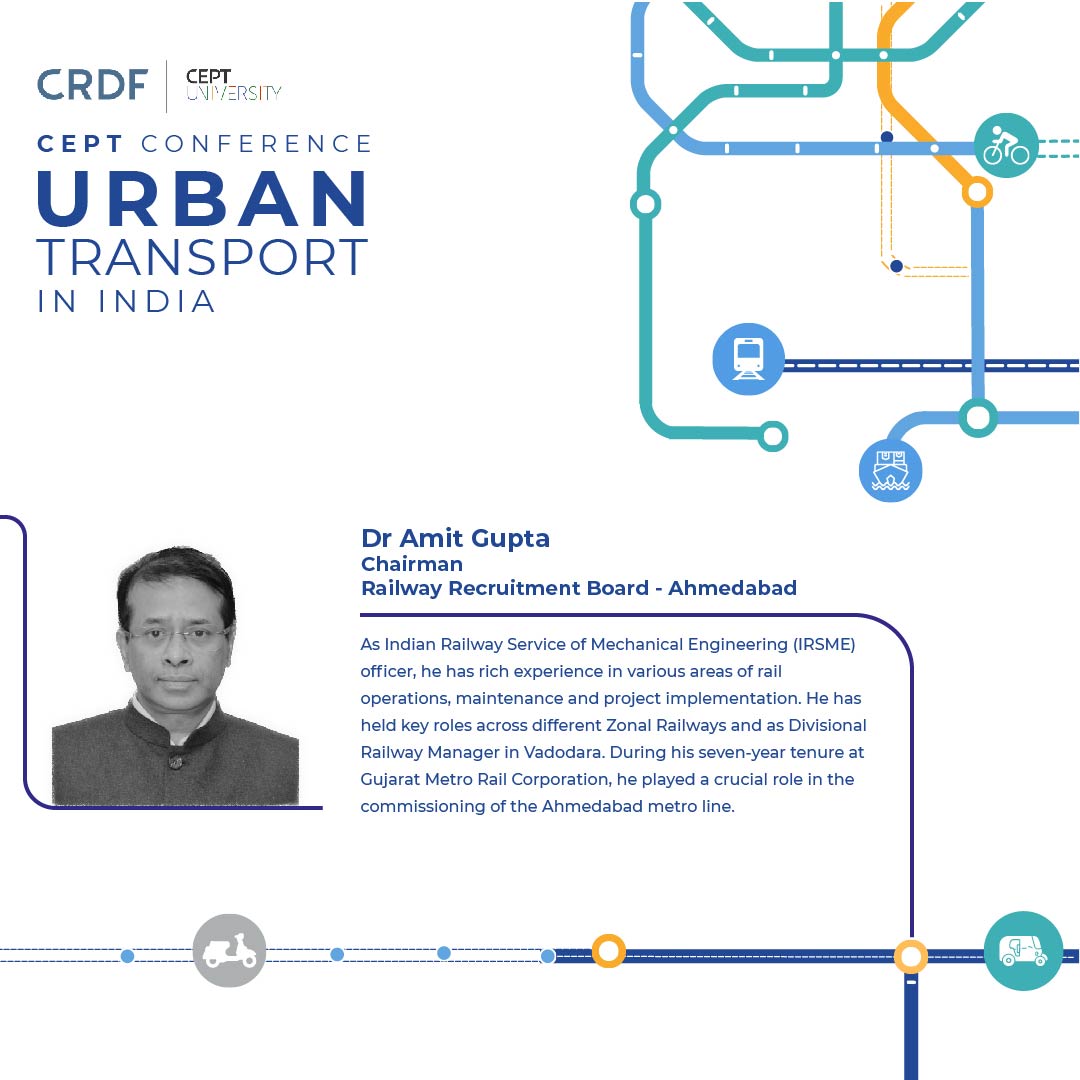 🎉 𝗦𝗣𝗘𝗔𝗞𝗘𝗥 𝗔𝗡𝗡𝗢𝗨𝗡𝗖𝗘𝗠𝗘𝗡𝗧🎉 We are thrilled to announce the line of speakers for the upcoming CEPT Conference on Urban Transport in India! Register here sukalp.crdf.org.in/cept-conferenc… #CEPTConference #UrbanTransportInIndia
