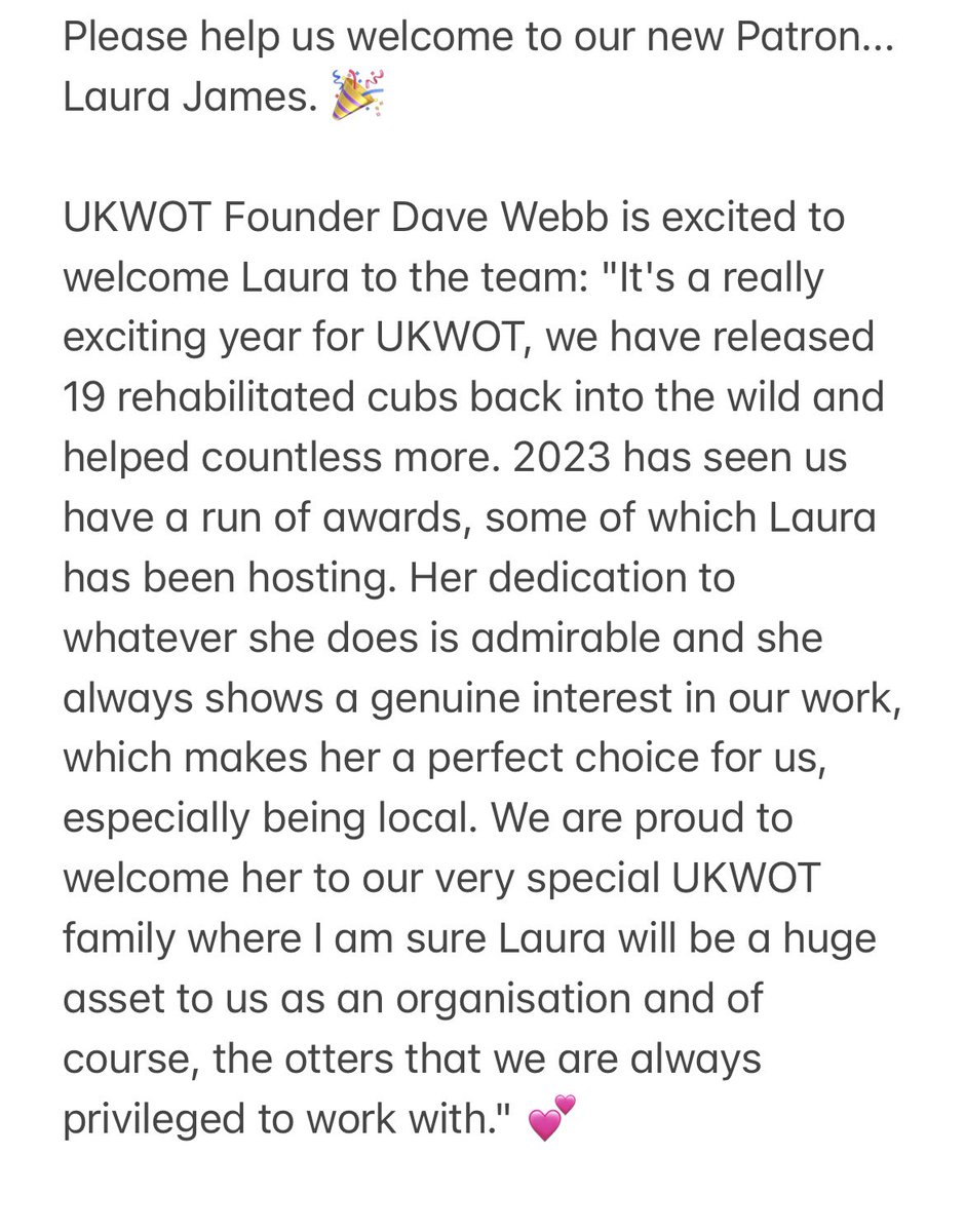 EXCITING NEWS! 🦦