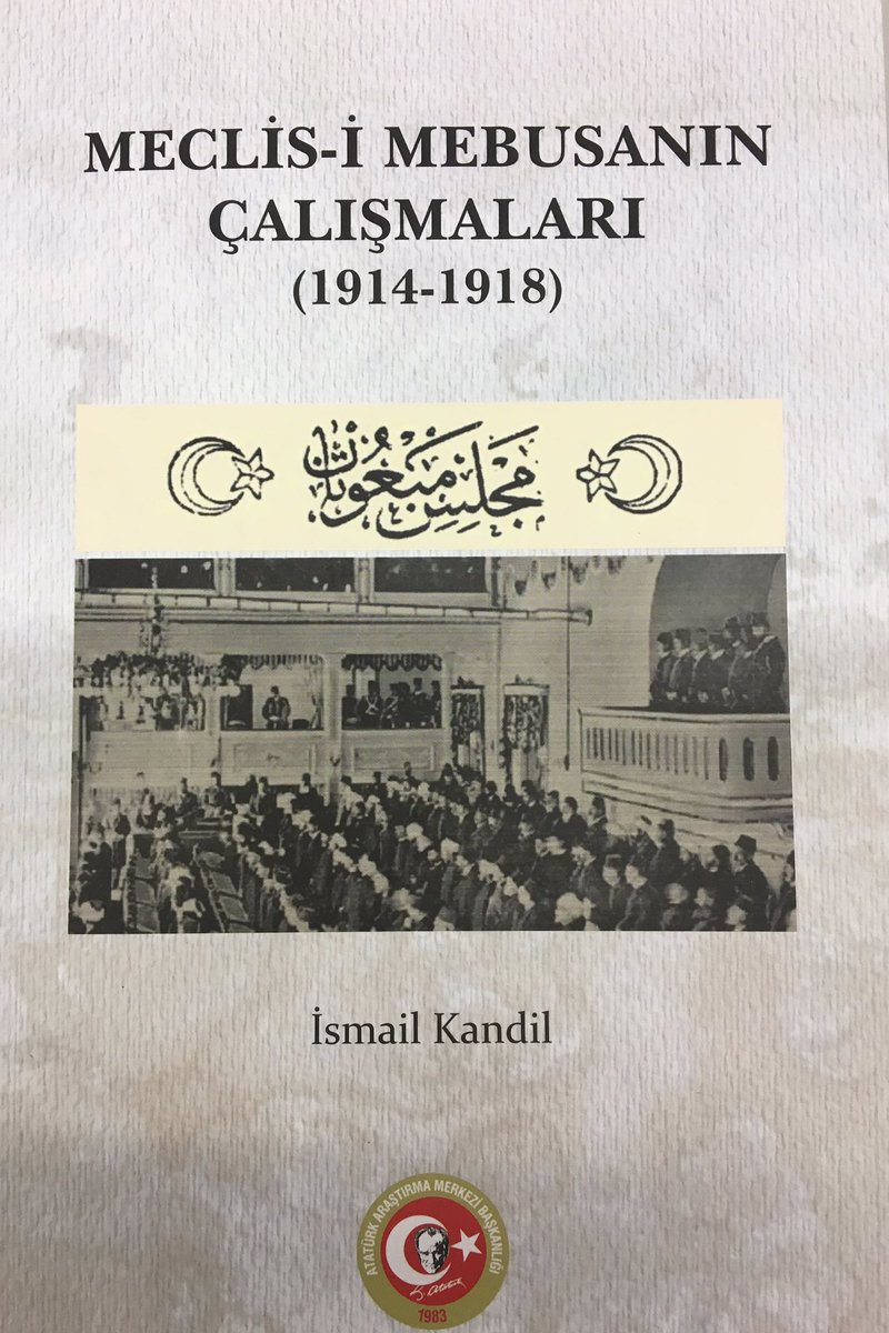 Atatürk İlkeleri ve İnkılap Tarihi bölümü hocalarımızdan Dr. Öğr. Üyesi İsmail Kandil’in "Meclis-i Mebusan Çalışmaları, 1914-1918" başlıklı kitabı <a href="/ttkgovtr/">Türk Tarih Kurumu</a> yayınları tarafından basılmıştır. Hocamızı tebrik ediyor, başarılarının daim olmasını temenni ediyorum. <a href="/itu1773/">İTÜ - İstanbul Teknik Üniversitesi</a>