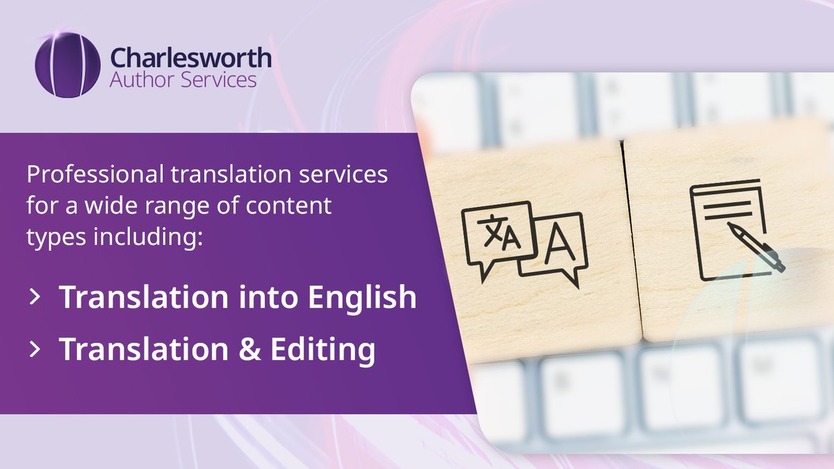 CWGAuthors's tweet photo. Expertly crafted #translations for your #research or #academic work—maintaining precision and consistency with the help of qualified specialists and advanced semantic technologies.
To know more: https://t.co/fy5p5aP5lP
#Translationservices #CWAS #authorservices #AcademicTwitter https://t.co/6gfoqF5O2C