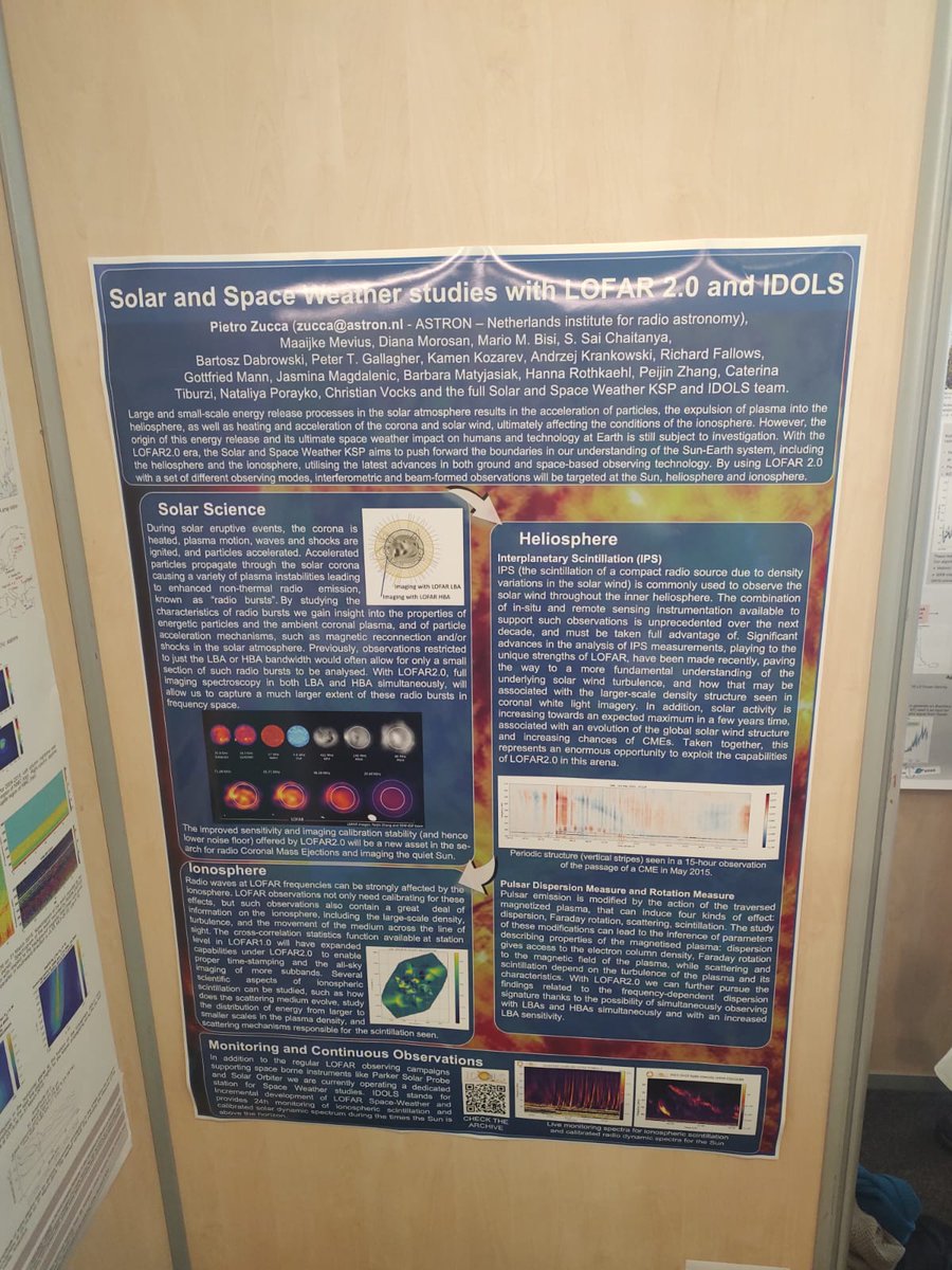 LOFAR for Space Weather (@lofar4sw) on Twitter photo <a href="/pietrozucca/">Pietro Zucca</a> talking about <a href="/lofar4sw/">LOFAR for Space Weather</a> and synergies between ground-based and space-based instrumentation at #esww2023. Make sure also to check his poster! <a href="/pietrozucca/">Pietro Zucca</a> talking about <a href="/lofar4sw/">LOFAR for Space Weather</a> and synergies between ground-based and space-based instrumentation at #esww2023. Make sure also to check his poster!