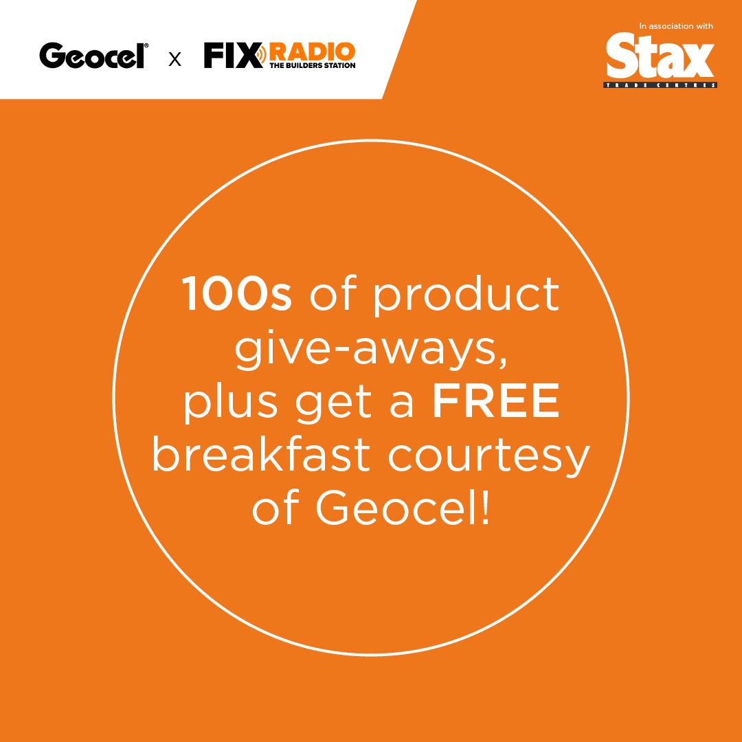 StaxTradeCentrs's tweet image. Don’t forget to swing by Stax this week for the Geocel x Fix Radio roadshow!!

💚 Stax Leeds: November 23rd, 7am to 2pm 
💚 Stax Manchester: November 24th, 7am to 2pm 

#StaxTradeCentres #Geocel #FixRadio