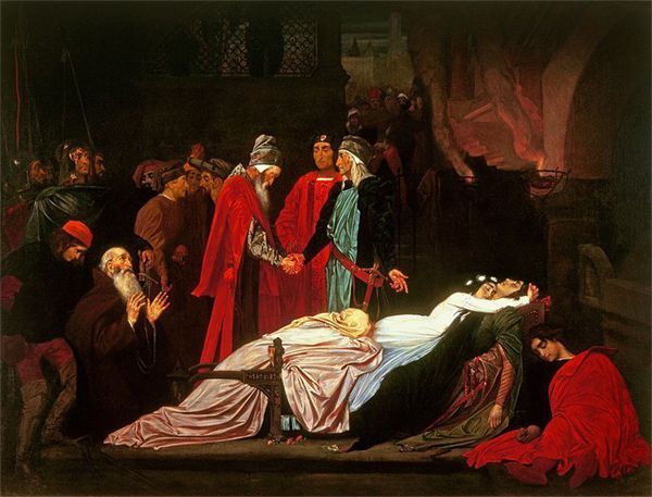 cultugrafia's tweet photo. Reconciliación de Montescos y Capuletos sobre los cadáveres de Romeo y Julieta (1850), de Frederic Leighton.
https://t.co/Wc88B1wbfi
Artículo: ROMEO Y JULIETA O CÓMO EL ENREDO LLEGÓ HASTA SHAKESPEARE https://t.co/PxF0cglFbM