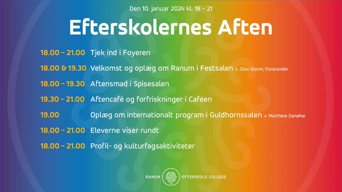 Vi har åbent hus til Efterskolernes Aften d. 10. jan. fra kl. 18-21.

Læs mere og tilmelding på ranumefterskole.dk/efterskolernes…