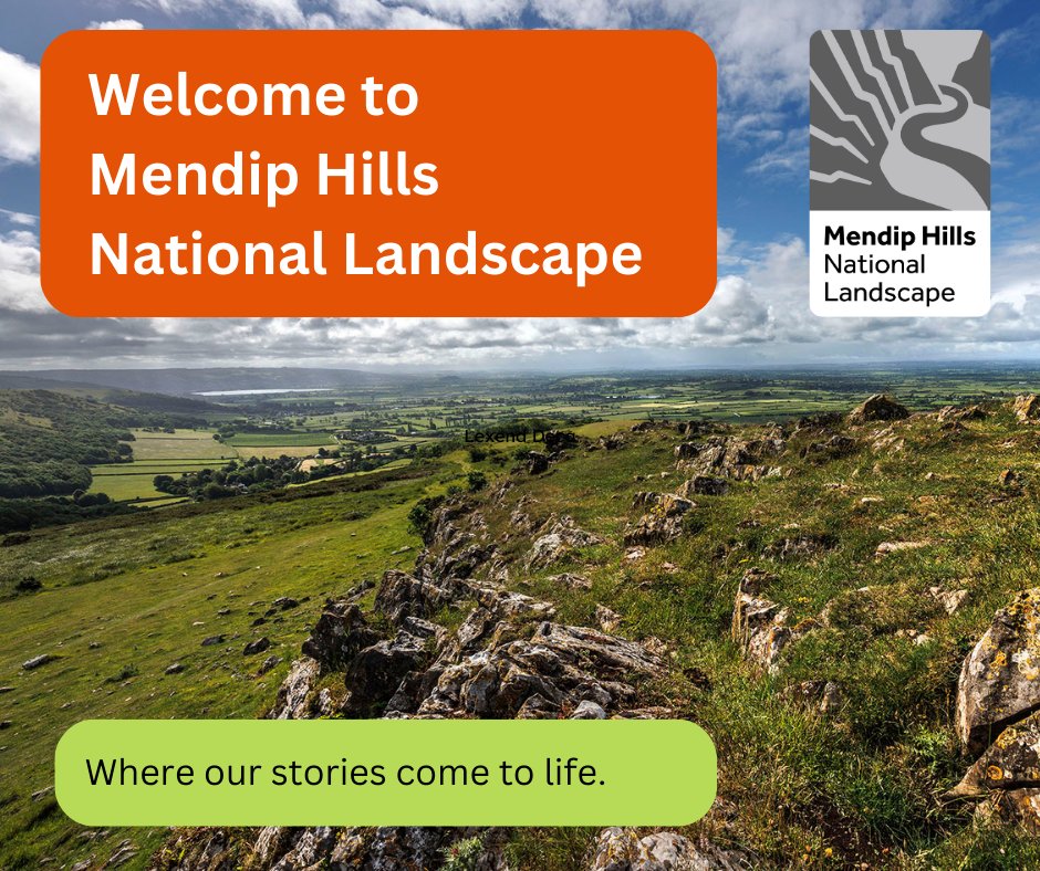 Welcome to the Mendip Hills National Landscape - the new name for our designated Area of Outstanding Natural Beauty. A place where our stories come to life. Our mission is to protect & regenerate this special landscape & to make sure that everyone can enjoy it #nationallandscape