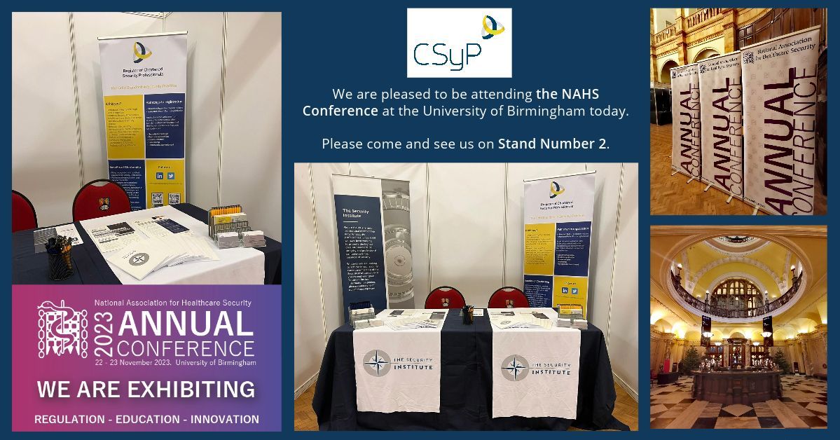 We are excited to be attending the NAHS Annual Conference and Awards at the University of Birmingham today on stand number 2 in the Great Hall. 

We look forward to seeing you there!