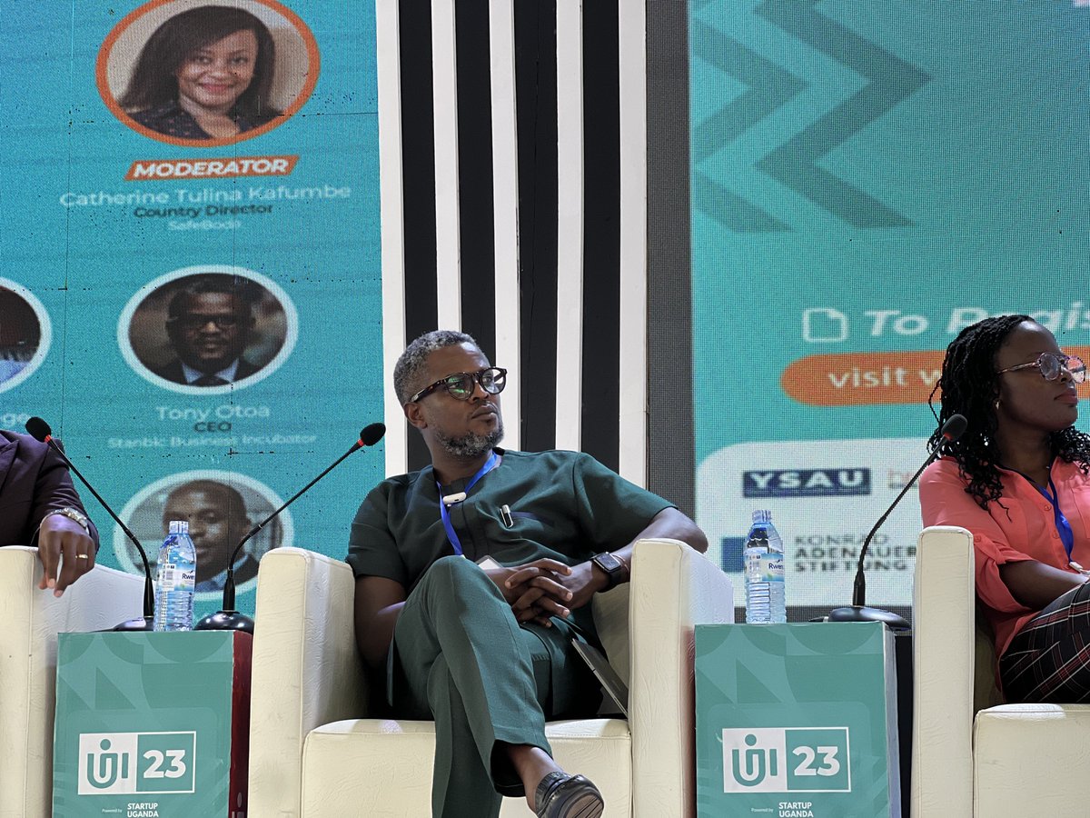 SBIncubatorUG's tweet image. We assist businesses in preparing for expansion, and our Access to Finance pillar facilitates access to capital opportunities. Flyhub, a division of Stanbic Holdings, provides modern digital solutions for your business.

@Comrade_Otoa while expounding on   what we do. 

#UIW2023
