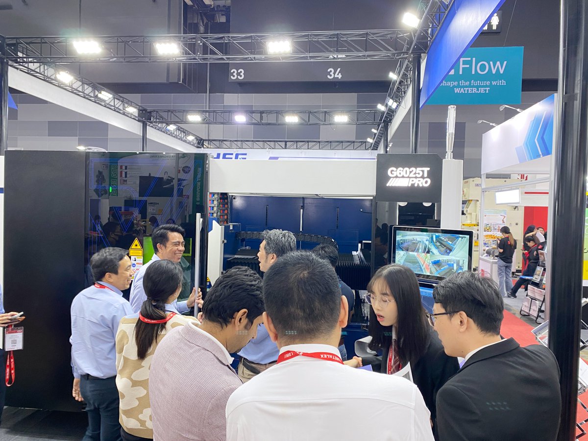 hsglaserchina's tweet photo. #exhibition2023
Congratulations for the first opening day of #METALEX in #bangkok !
Welcome to visit our booth at AU39, Hall 100 from 22-25 Nov.
For more information:
https://t.co/WhUeE2TQ2o
#hsglaser #HSG #laser #machinery #production #exhibition #thailand #industry #expo https://t.co/fEKNOpddSr