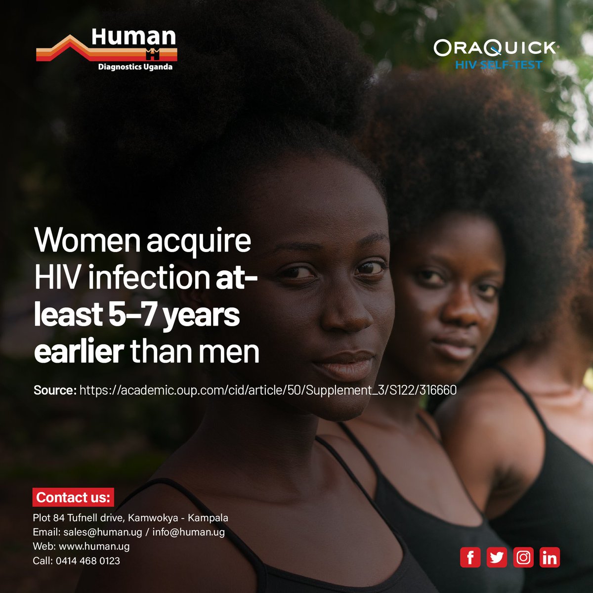 WomanUp! Guard your health with #OraQuickHIVSelfTest