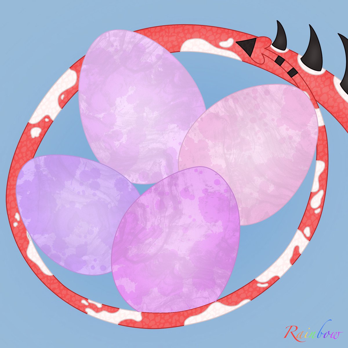 rainbow2christy's tweet image. I got this idea as I finished off the multiples art so here’s another for day 3 of #BlitzpregWeek