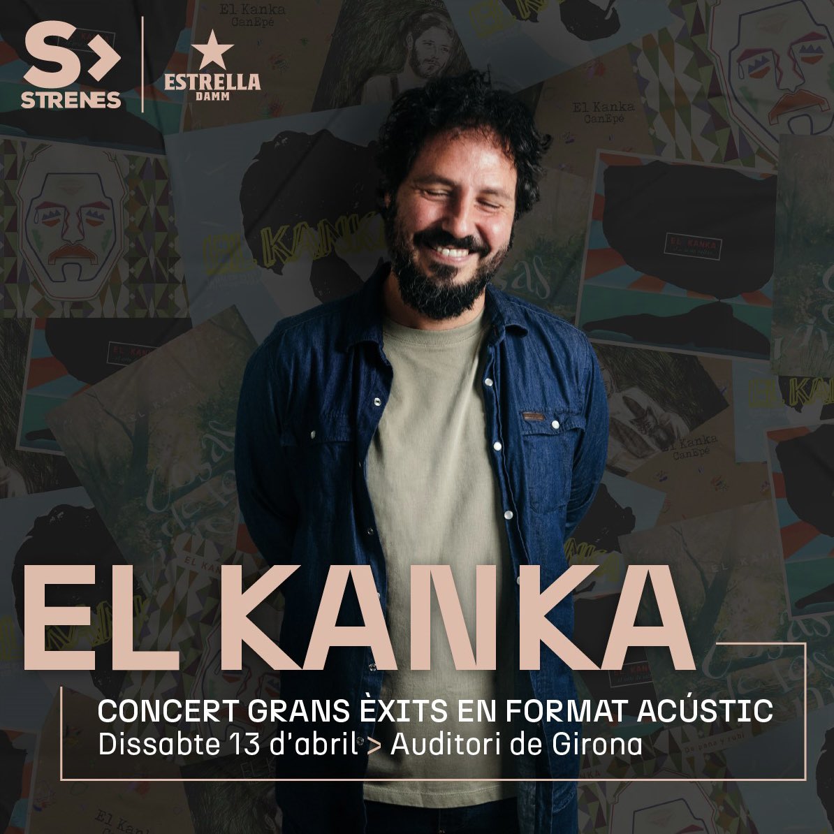 El Kanka al Festival Strenes amb una gira de grans èxits en format acústic 👏🏻

L’artista malagueny, després d’anys creant àlbums amb cançons inoblidables, torna als seus orígens amb una gira acústica en solitari!

El 13 d’abril, a l’Auditori de Girona a les 21:00h. 🎶