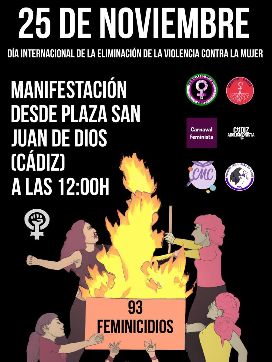 Están arrancando los carteles de la Mani del #25N 
Nosotras vamos a seguir.
#NiUnPasoAtras