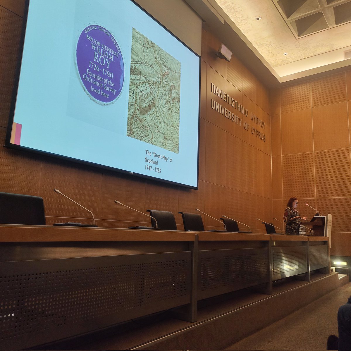 5th <a href="/KIOSCoE/">KIOS Research and Innovation Center of Excellence</a> GIS Day: Mapping Everything. Now Anna Labetski talking about <a href="/OrdnanceSurvey/">Ordnance Survey</a>.
#GIS #mapping #GISDay