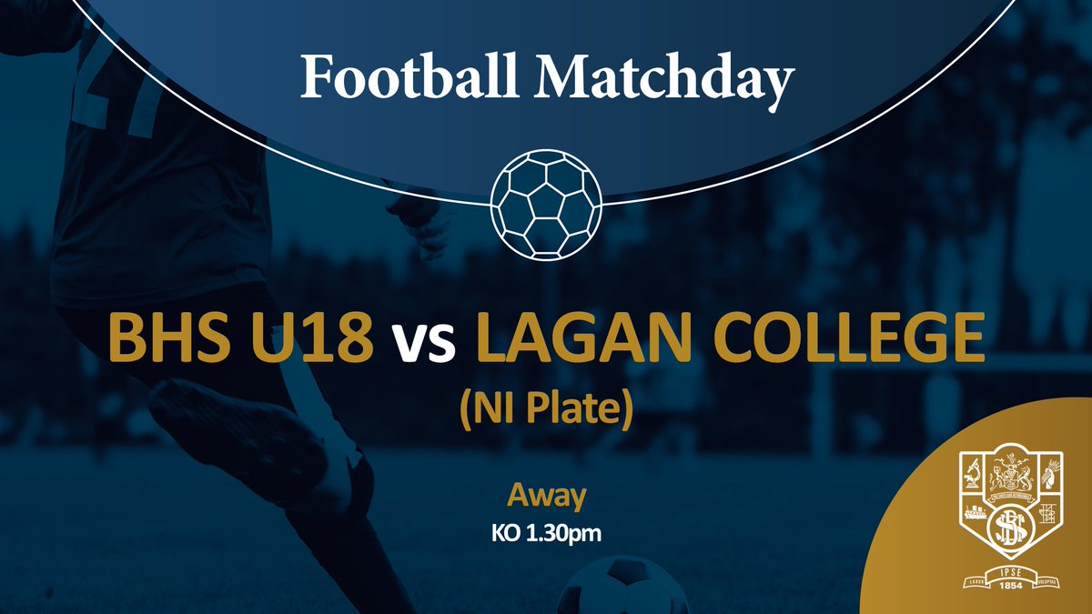 Good luck to our U16 and U18 boys for their Northern Ireland Plate fixtures this afternoon.  <a href="/BHS__Sport/">BHS Sports</a>