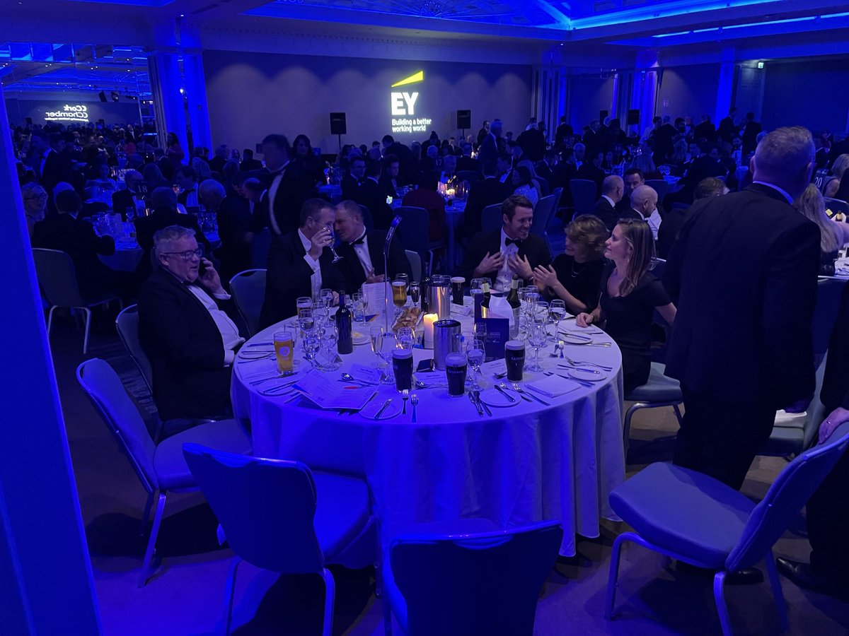 Very enjoyable night at the Cork Chamber of Commerce Dublin dinner, with some colleagues, friends and clients. There was a very optimistic tone thought the night overall, but particularly within the Cork business community. @CorkChamber #ccdd23