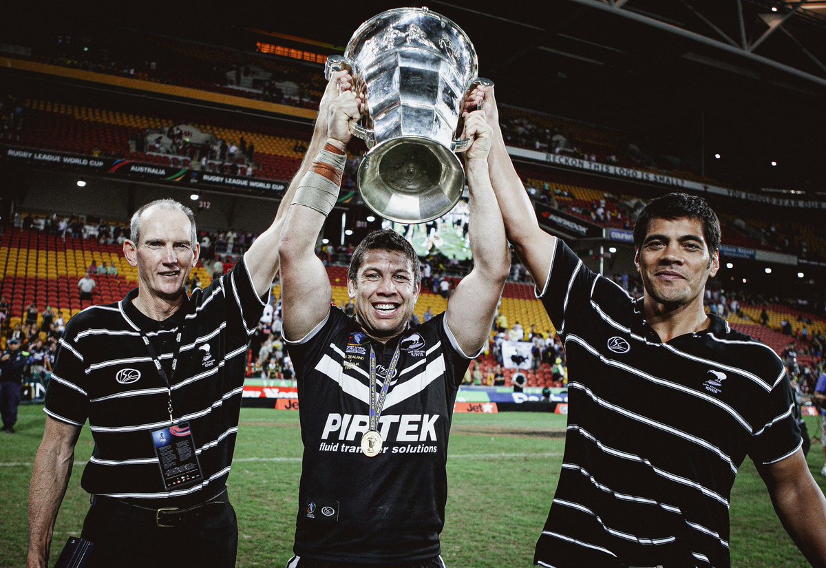NZRugbyLeague's tweet photo. 15 years ago today, we became World Champions ๐๐ค https://t.co/NfSxdozedH