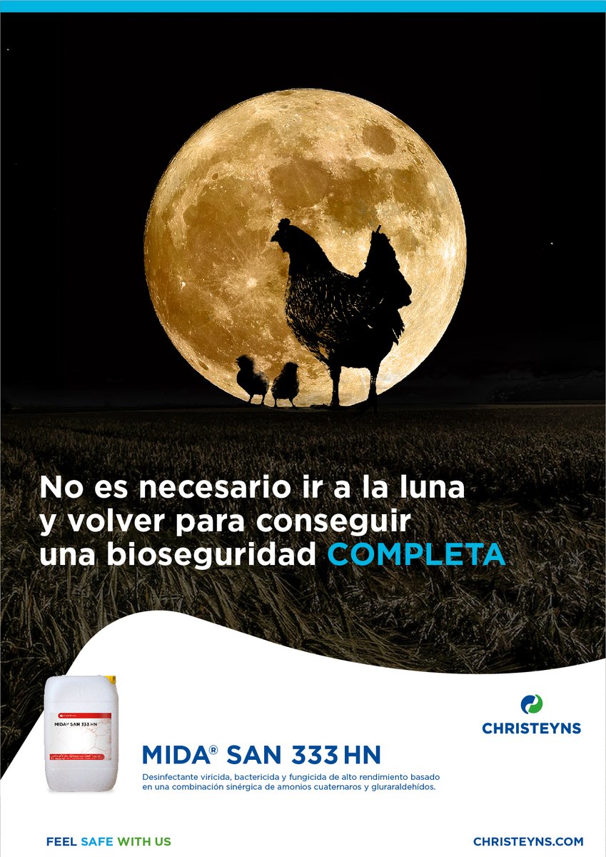 Garantizar una #bioseguridad  en la granja es sencillo con Mida San 333 HN, potente desinfectante basado en amonios cuaternarios y glutaraldehídos. 

▸Registro TP3,TP4,TP2
▸Viricida, bactericida y fungicida
▸Eficacia testada frente a gripe aviar y PPA
👉bit.ly/47FdPdv