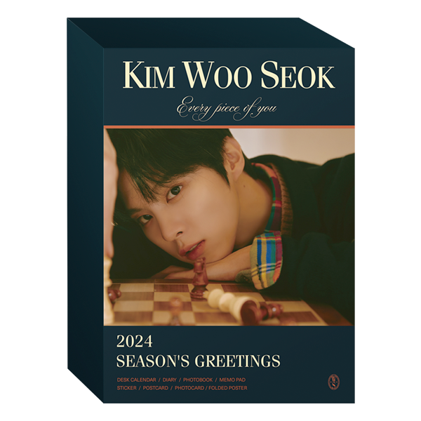 Ktown4u_main's tweet photo. [♟️] #KIMWOOSEOK
2024 KIMWOOSEOK Season’s greetings [Every piece of you]
Pre-Order Special Gift

✨All buyers will receive one out of 4 Ktown4u exclusive photocard randomly
✨A signed season's greetings  will be given to 10 winners of the event 

⏰2023.11.22 PM 18:00 ~ 2023.11.30 PM 23:59 (KST)

🔗https://t.co/Bh8ncRWOln

#Every_piece_of_you
#Ktown4u