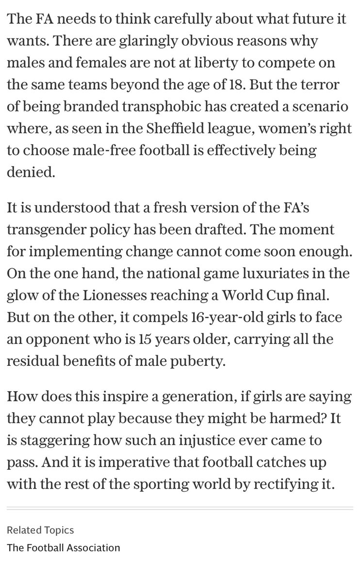 sharrond62's tweet photo. Government, the Uk sports council, world aquatics, track &amp; field, rugby L &amp; U , cycling, cricket &amp; boxing for starters all know you can’t have fair &amp; safe sport for females by including males. It’s incredibly irresponsible for any contact sport to ignore &amp; a dereliction of care https://t.co/eRA1Wroz5O