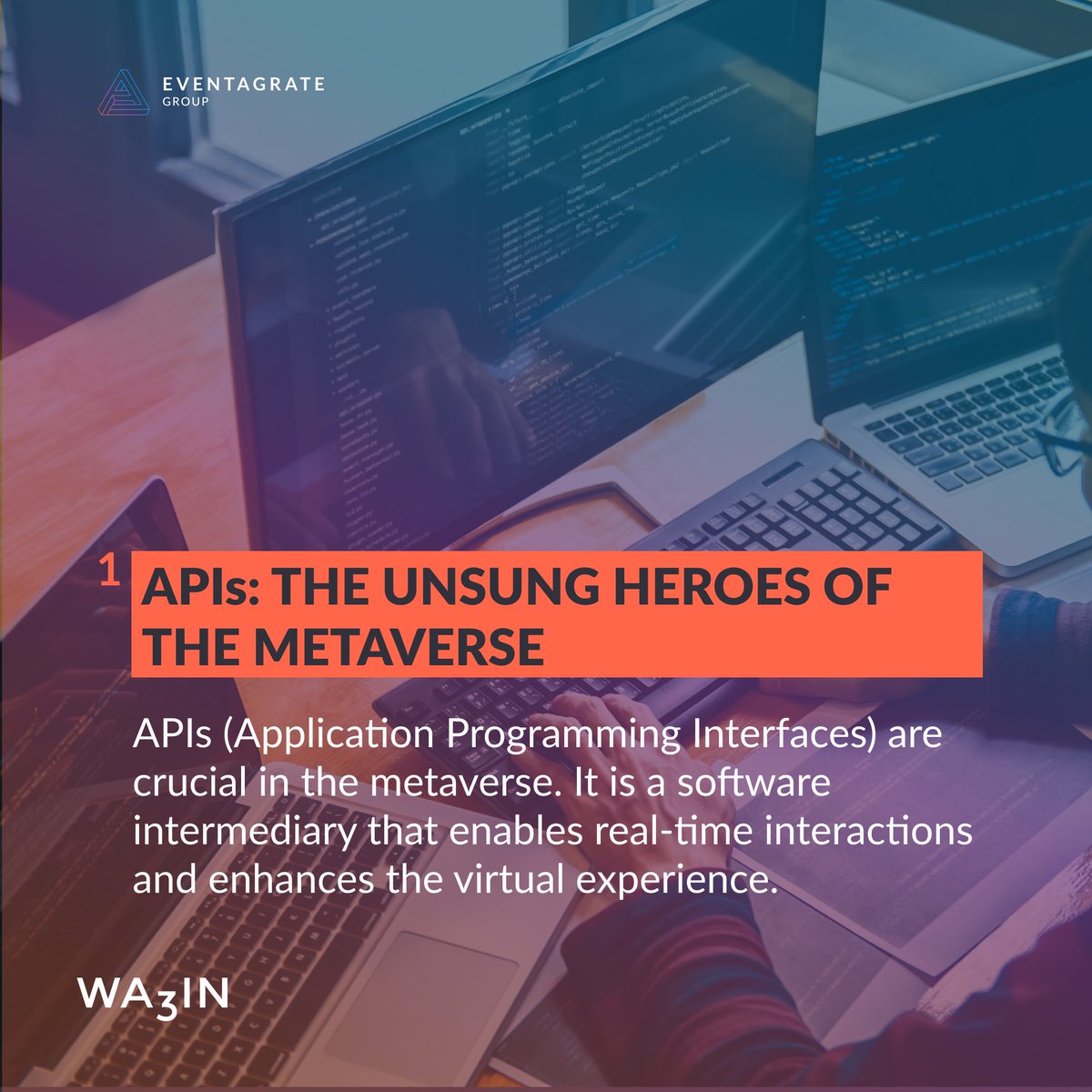 eventagrate's tweet image. APIs are vital to the metaverse! Swipe through our latest carousel for insights on how API integrations shape the metaverse. 

👉 And for a deeper dive, check out our latest story for more insights at ow.ly/sczi50QacBx. Don&apos;t miss it!

#MetaverseTech #APIIntegrations
