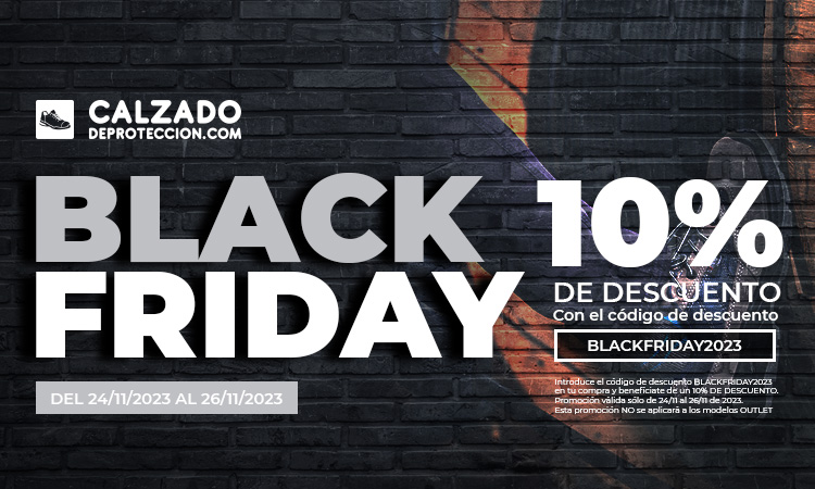 ‼️BLACK FRIDAY EN Calzadodeproteccion.com‼️

Descuento del 10% extra. Sigue los pasos:

1️⃣ Accede a calzadodeproteccion.com del 24/11/23 al 26/11/23
2️⃣Realiza compra🛍
3️⃣Finaliza el pago, e introduce el código: BLACKFRIDAY2023
4️⃣¡LISTO!🥳
 #PRL #epis #seguridad #blackfriday2023