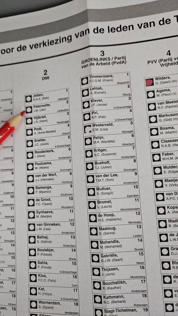 I have done my part voting in the Dutch elections, hoping for the best 🙏 🤞🏻 !!  #verkiezingen2023 #verkiezingen #dutchelections #MaMaQueen