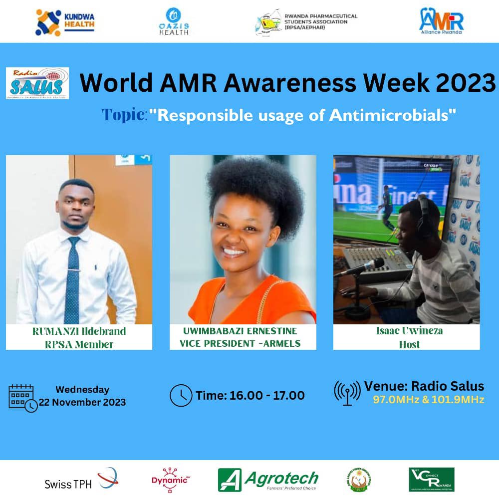 We’re still in #WAAW2023 
Awareness is key to tackle this alarming global health threat!

Tune on🥳 on Radio Salus
#preventAMRtogether