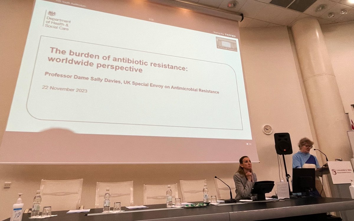 Thank you to @UMmalta @chrisfearne for marking #WorldAntimicrobialAwarenessWeek with the @GLGAMR symposium on political advocacy. AMR is an inter-generational issue, which student and young people across the world should demand action on.