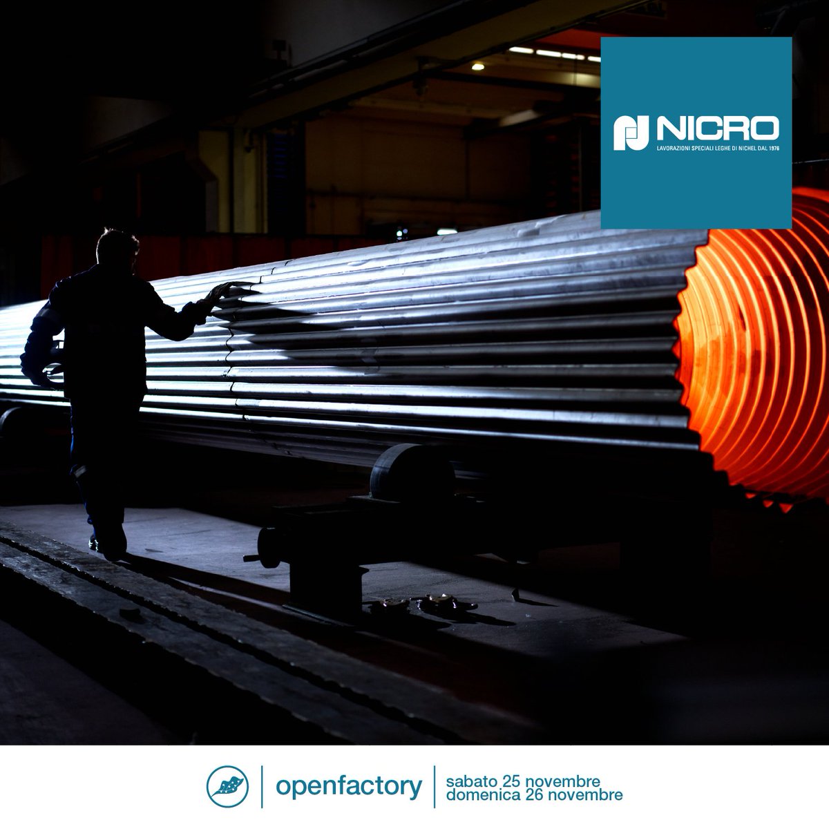 OpenFactoryIT's tweet image. NICRO

📍 Visita l'azienda sabato 25 novembre in via Primo Maggio a Vailate (CR)

👉 Maggiori informazioni su: open-factory.it/nicro/