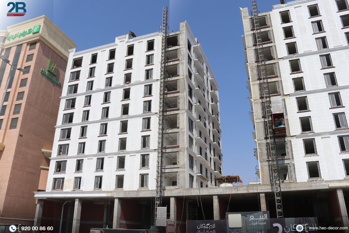 Decor_2B's tweet image. &quot; Excellence is our title &quot;
(Horizon of  Excellence Company)

 Working on implementing the interfaces of
 Alobaikan Hills towers. 
 Jeddah -Al-Madinah alMunawara Street - near Holiday Inn Hotel
#Interfaces #Jeddah #Modern_interfaces #Designs
#EIFS
@smartdesign_gc
@Saudidecor01
📷