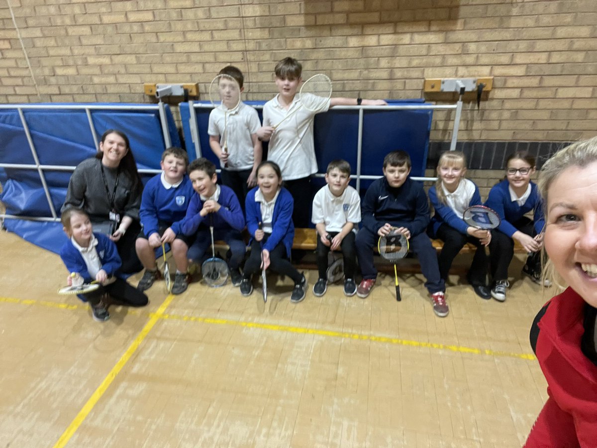 Start your day the Badminton way comes to an end today…😢

What a great 4 weeks with this team, badminton, breakfast and buddies 🙌🏼

Well done to all our players for getting up super early even on these rainy days! Shout out to T and C our Young Sports Leaders! <a href="/VictoriaPrimSch/">Victoria Primary</a>