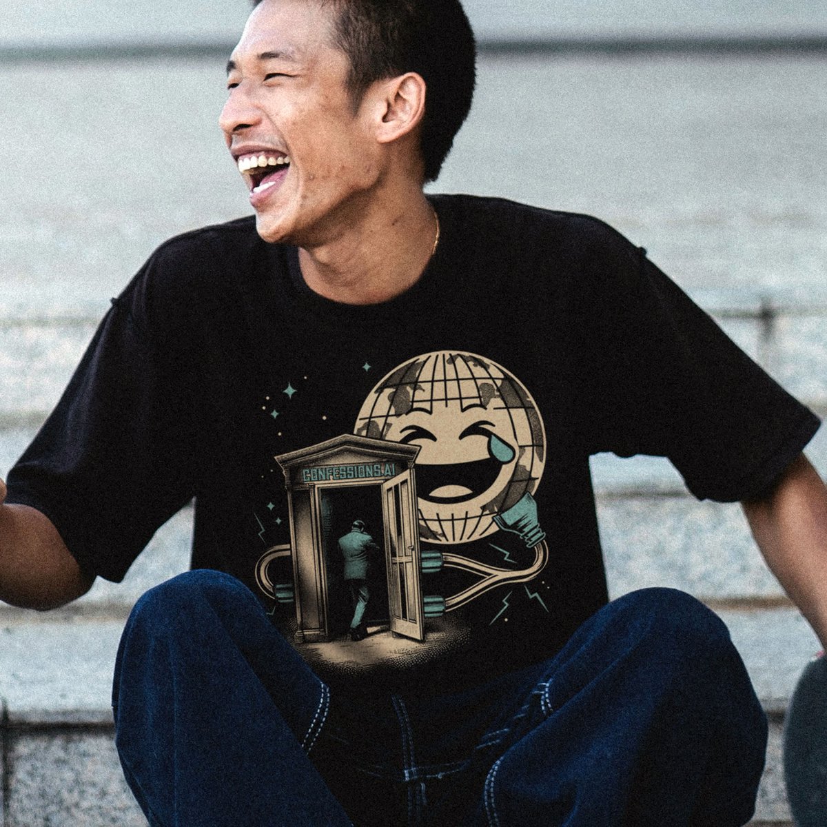 vnerdesign's tweet image. Telling all to #AI driven apps is basically #confessing our darkest and deepest #secrets to be used in decision making at a #global level. #RBandME: redbubble.com/i/t-shirt/Conf… #confessions #redbubble