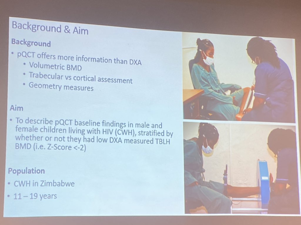 Peripheral Quantitative CT scanning ( pQCT) was used to characterise bone architecture of children with HIV in @vitality led by <a href="/cynkahari/">Cynthia Kahari, PhD</a> <a href="/EDCTP/">EDCTP</a>