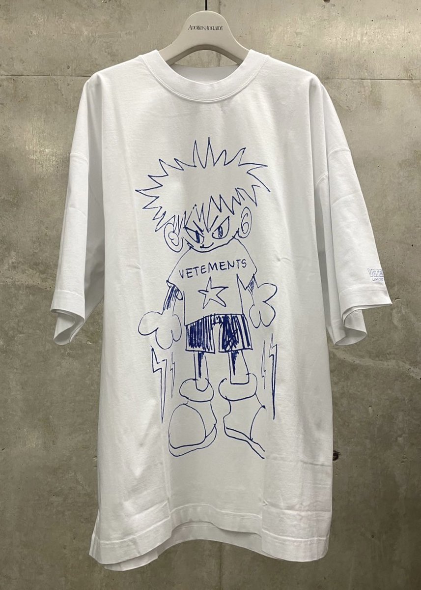 vetements Drawing Tシャツ　キルアt F_hz4LObIAAvdjT.jpg