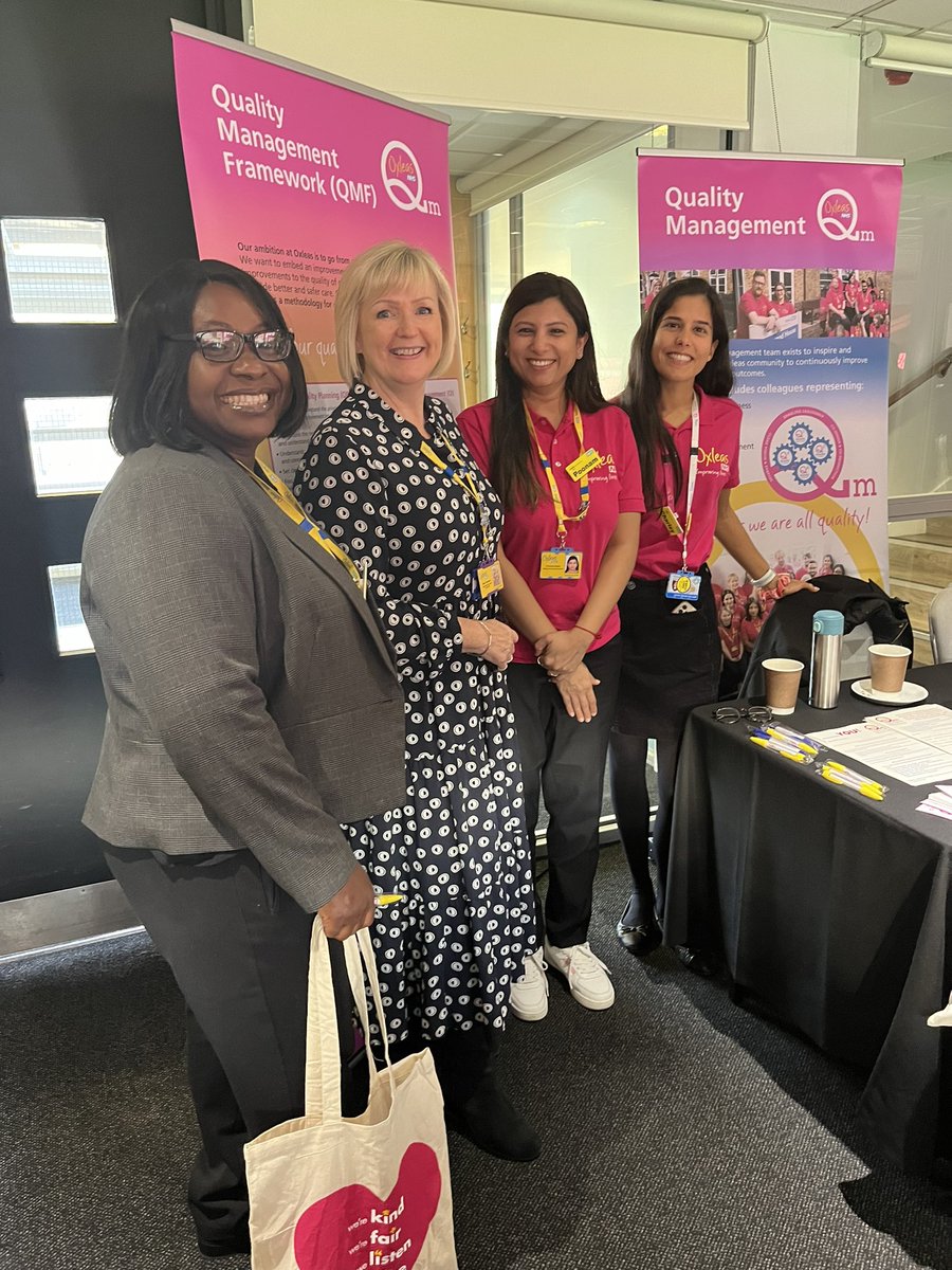 Our brilliant Qi Team in action today @OxleasQM @OxleasNHS @LisaComms here at @CAFCofficial Supporting the ACPHS Nursing Conference @mary_titchener