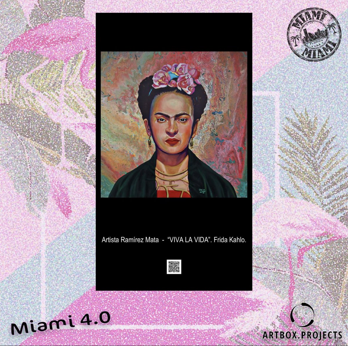 Escultor_R_Mata's tweet image. M I A M I.
Del 6 al 10 de diciembre de 2023, tendré el honor de participar con tres de mis últimas producciones en la Semana del Arte “Art Basel” en la prestigiosa exposición de arte Spectrum de Miami, en los Estados Unidos
FRIDA KAHLO
.
.
.
#artboxproject #artbox #artboxprojects