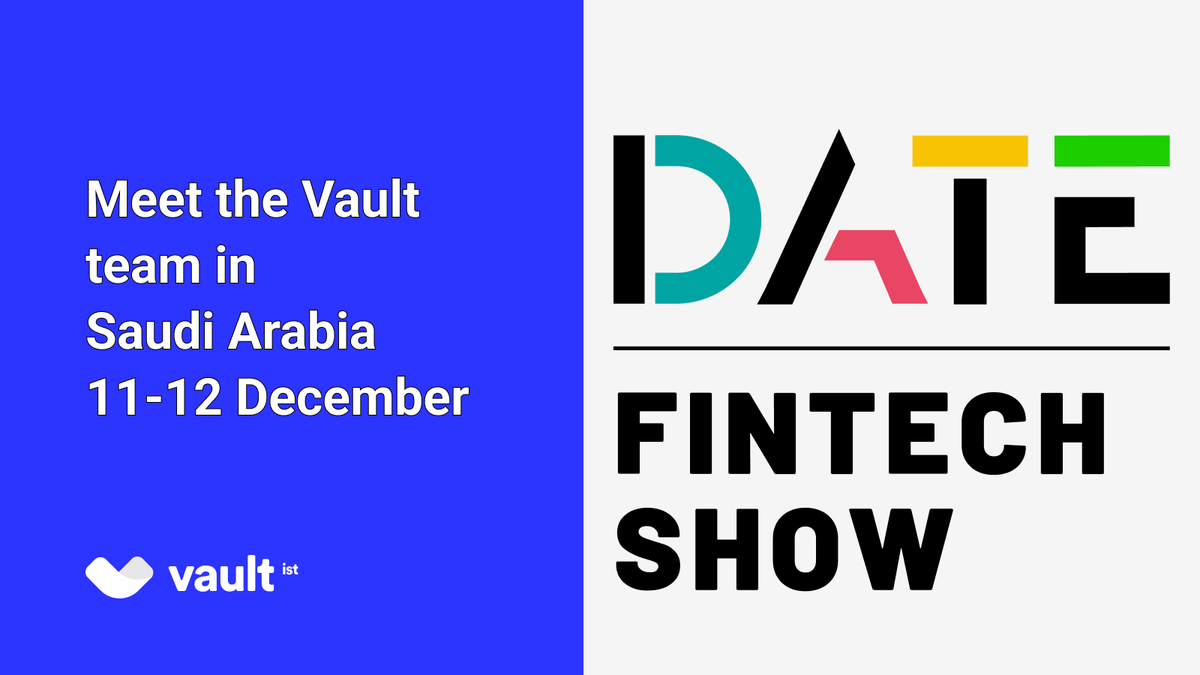 ChoiseAi's tweet photo. We are going to #DATEwithFintech Show🚀
Meet https://t.co/ogL4Xe5GMy and Vault's CCO Andrey Diyakonov on the DATE Fintech Show in Saudi Arabia taking place on 11-12 DEC
Want to hang out with the team? Write us at partnerships@vault.ist and book a meeting in advance! https://t.co/Zn7o2e5Xjh