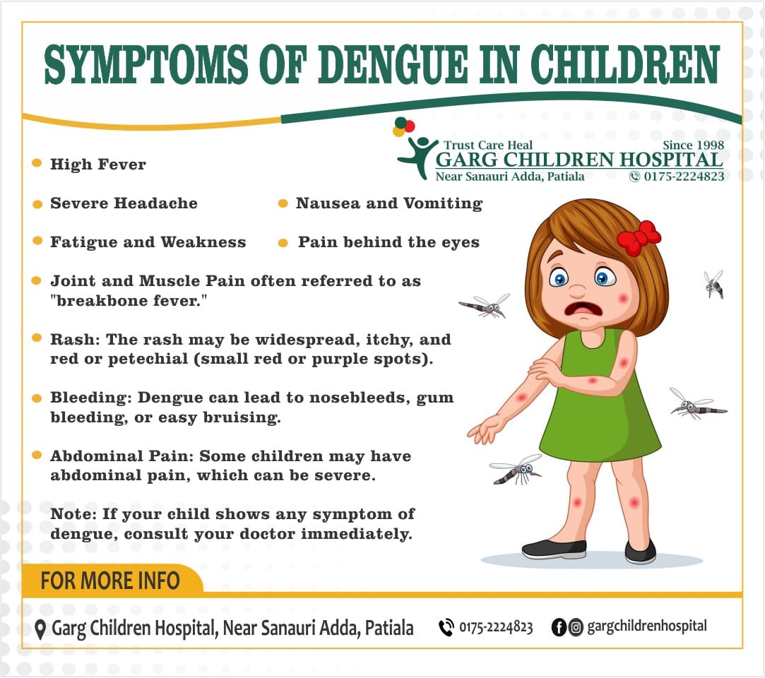 GargHospital's tweet photo. #Dengue
#GargChildrenHospital #BestHospital #BestDoctors #ChildSpecialistinPatiala #ChildCare #BabyCare #PatialaDoctors #Pediatrician #BestPediatricianInPatiala #ExperiencedDoctors #SpecializedDoctors #BestInNICU #Affordable #BestTreatment #BestinChildCare #BestHospitalinPatiala https://t.co/BMSM3eYavj
