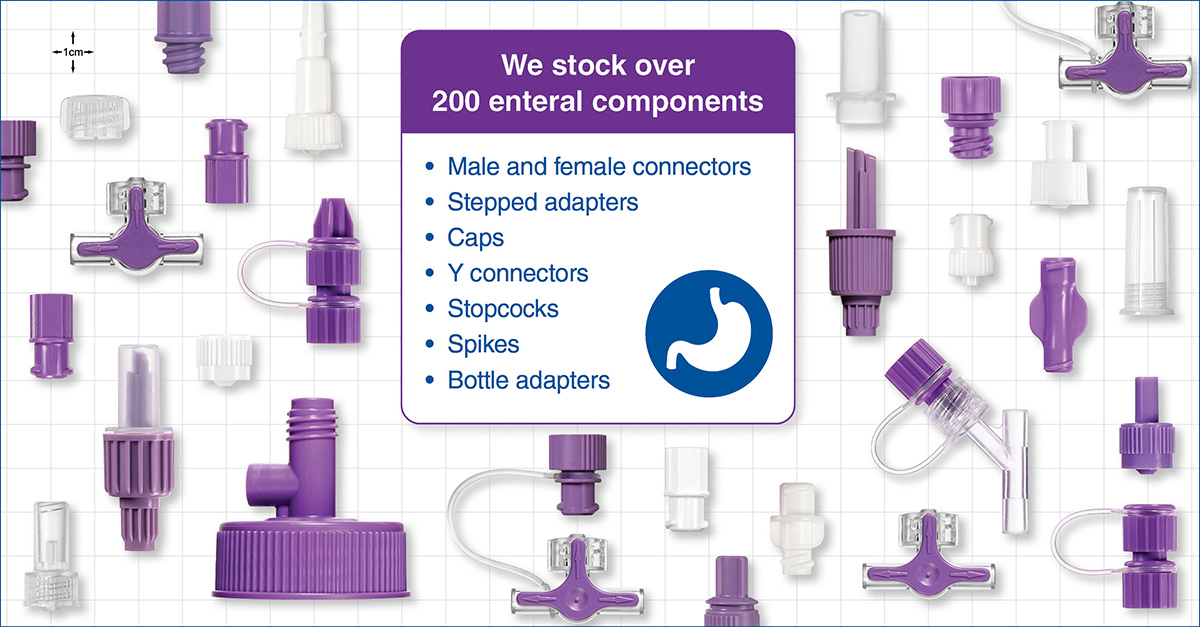Avoid critical misconnections with <a href="/Qosina/">Qosina Corp.</a>'s selection of ENFit™ components.
 
We stock over 200 enteral components that meet the ISO 80369-3 standard and a wide selection of legacy feeding tube connectors and fittings.
 
See Our Selection: bit.ly/3R9Ieeu
 
#qosina