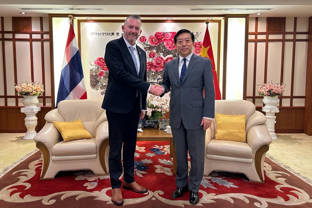 PioSmith_UN's tweet image. Productive meeting today with #China Ambassador Han Zhiqiang.

I acknowledged China&apos;s achievements in advancing the #ICPD agenda &amp;amp; appreciated the support during #APPC7.

Looking forward to strengthening our partnership across #AsiaPacific to uphold rights &amp;amp; choices for all!
🇨🇳🇺🇳
